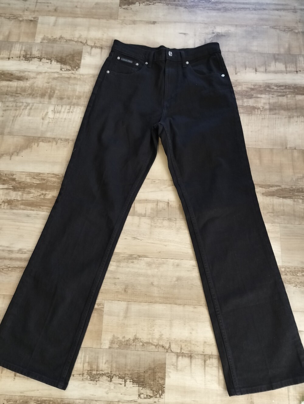 Calvin Klein Men's Black Straight Jeans